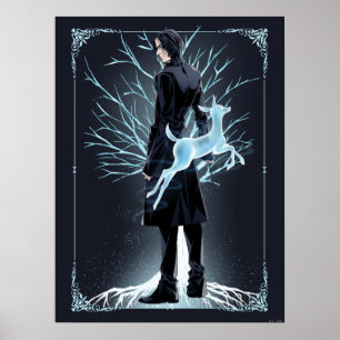 Anime Severus Sneep's Patronus-hertengeest Poster