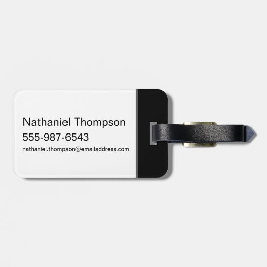 Anime Sirius Black Animagus Bagagelabel (Achterkant horizontaal)