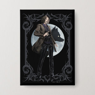 Anime Sirius Black Animagus Button