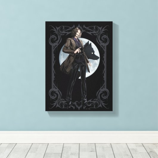 Anime Sirius Black Animagus Canvas Afdruk (Insitu (Houten vloer))