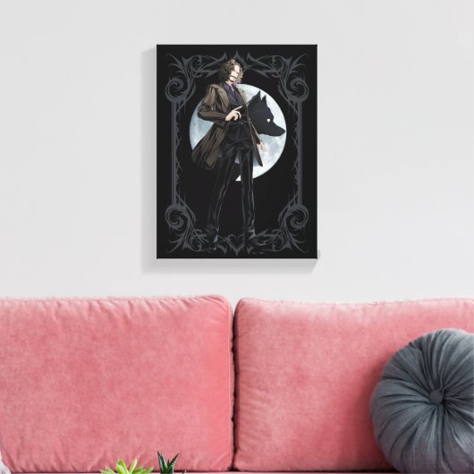 Anime Sirius Black Animagus Canvas Afdruk (Insitu (Woonkamer))