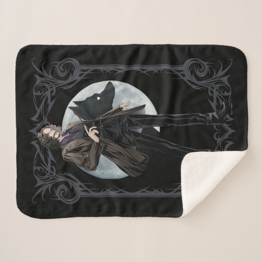 Anime Sirius Black Animagus Sherpa Deken (Voorkant (horizontaal))