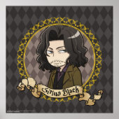 Anime Sirius Black Poster (Voorkant)