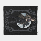 Anime Sirius Zwarts Animagus Fleece Deken (Voorkant (Horizontaal))
