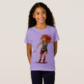 Anime Skater Girl T-shirt (Voorkant volledig)