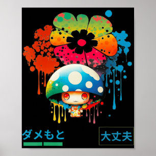 Anime Slang Japanse Phrase Street Style Mode Poster
