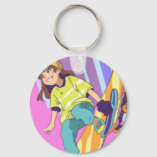 Anime-sleutelhanger Girl's HAMbyWhiteGlove Sleutelhanger