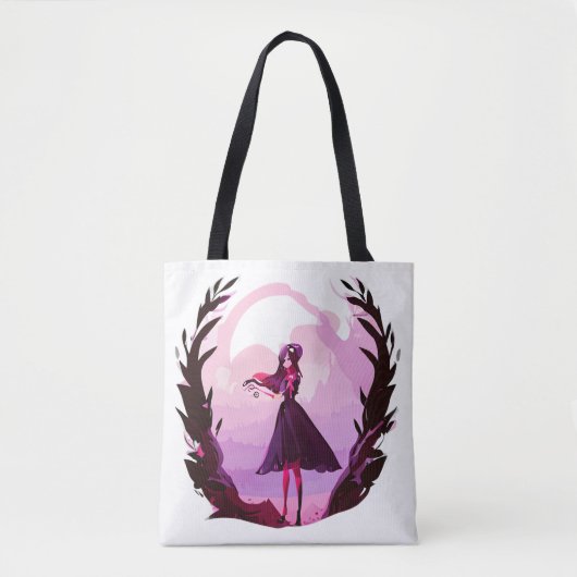 anime snoep canvas tas (Voorkant)