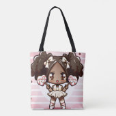 anime snoep tote bag (Achterkant)