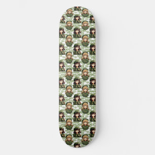 Anime Soldier Girls Patroonontwerp Persoonlijk Skateboard
