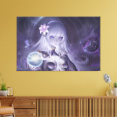 Anime Sorceress Canvas Afdruk (Insitu (Woonkamer))