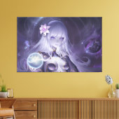 Anime Sorceress Canvas Afdruk (Insitu (Woonkamer))