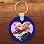 Anime Soul & Feline Eyes Sleutelhanger (Voorkant)