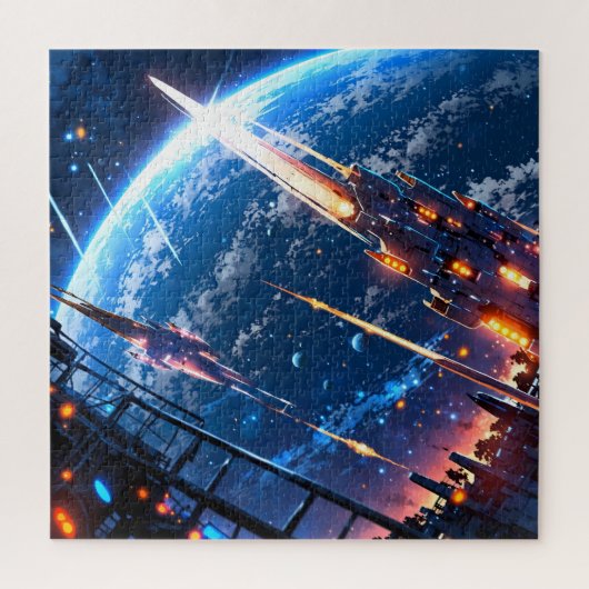 Anime space art legpuzzel (Verticaal)