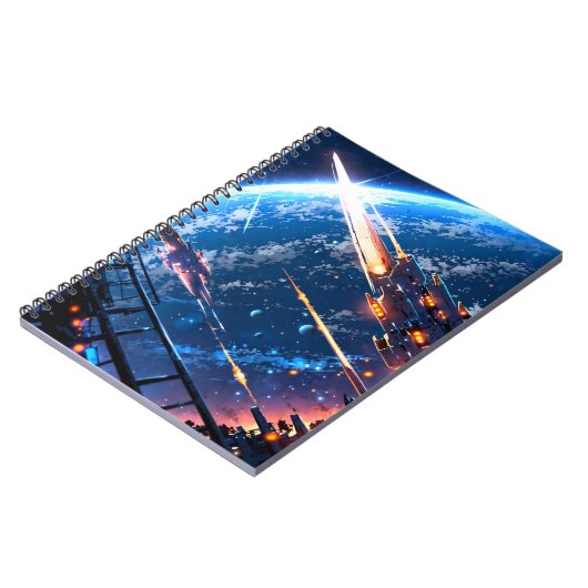 Anime space art notitieboek (Linkerzijde)