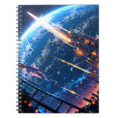 Anime space art notitieboek (Voorkant)