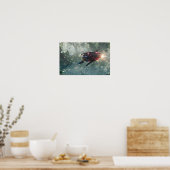 Anime Spaceship Poster (Keuken)