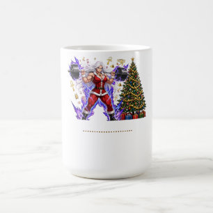 Anime Spiermoeder Kerstmis - Gym Gainsmas Kunst Koffiemok