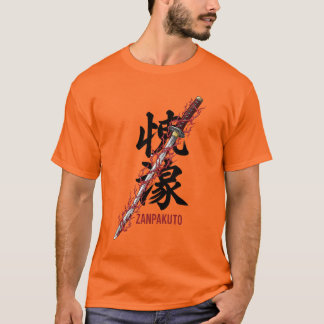 Anime Spirit Sword Zanpakuto with Red Lightning T-shirt