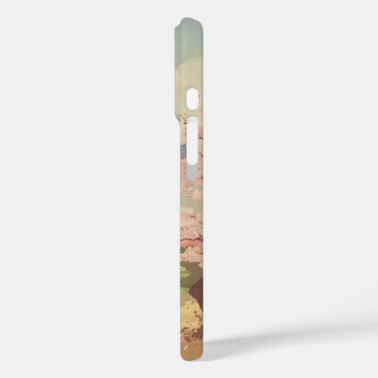 Anime Spring Blossom iPhone 16 Hoesje (Achterkant / Links)