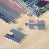 Anime Stad Straat Legpuzzel – Helder Zomer Naar (Zijkant)