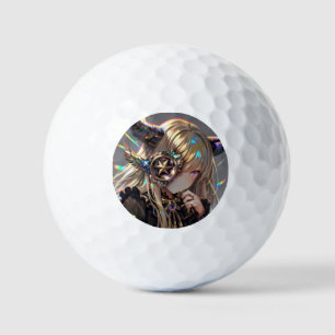 Anime Steampunk Horned Beauty beroemd gemaakt door Golfballen