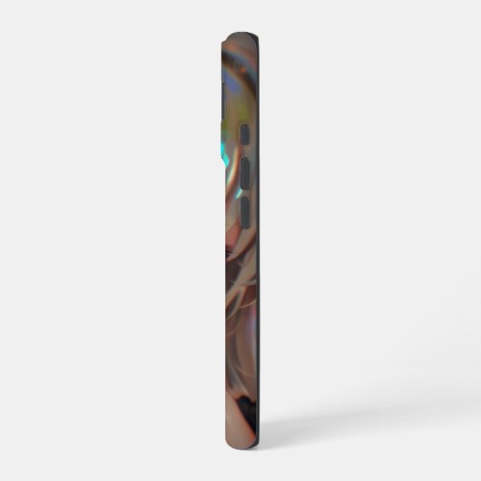 Anime Steampunk Horned Beauty beroemd gemaakt door iPhone 16 Hoesje (Linkerkant)