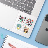 "anime stickers voor laptop" "anime stickers voor  (Laptop met iPhone)