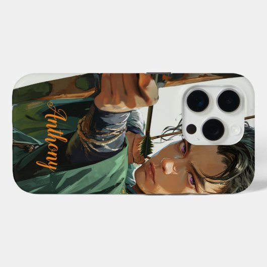 Anime stijl boogschutter Case-Mate iPhone case (Achterkant (horizontaal))