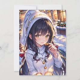 Anime Stijl Kerst Kaart
