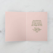 Anime-stijl Meisje en kerstboom Kaart (Binnen)