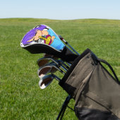 Anime stijl meisje eten Noedels Golfheadcover (Insitu)