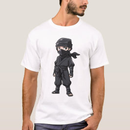 Anime Stijl Ninja Warrior Jongens Verjaardagsfeest T-shirt