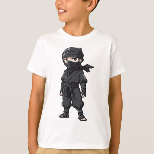 Anime Stijl Ninja Warrior Jongens Verjaardagsfeest T-shirt
