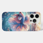 Anime stijl parelachtige halfmoon betta vis Case-Mate iPhone case (Achterkant (horizontaal))