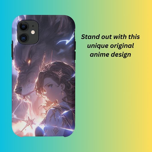 Anime stijl prinses tovenaar Case-Mate iPhone case