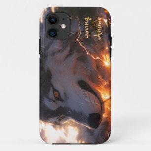 Anime stijl wolf Case-Mate iPhone case