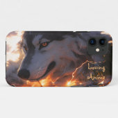 Anime stijl wolf Case-Mate iPhone case (Achterkant (horizontaal))
