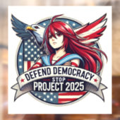 Anime Stop Project 2025 Raamsticker (Vel 2)