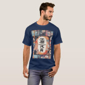 Anime stripfiguur t-shirt (Voorkant volledig)