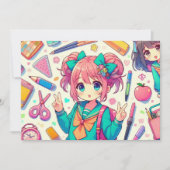 anime-student kaart (Voorkant)