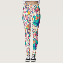 anime-student leggings
