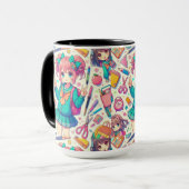 anime-student mok (Voorkant links)