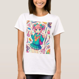 anime-student t-shirt