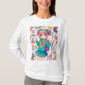 anime-student t-shirt (Voorkant)