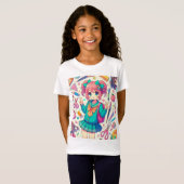 anime-student t-shirt (Voorkant volledig)