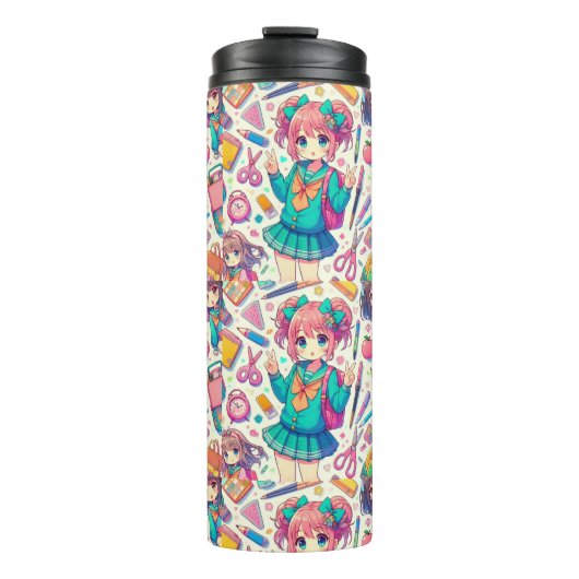 anime-student thermosbeker (Voorkant)