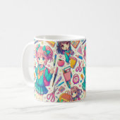 anime studente koffiemok (Voorkant links)