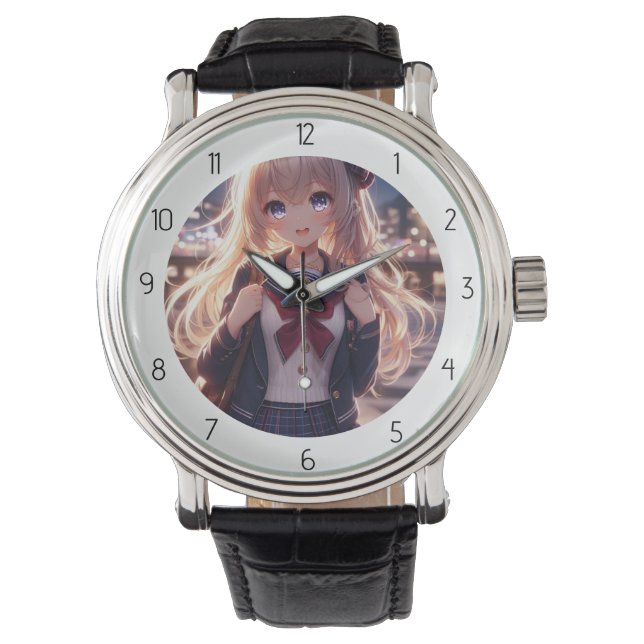 anime studentengesprek horloge (Voorkant)