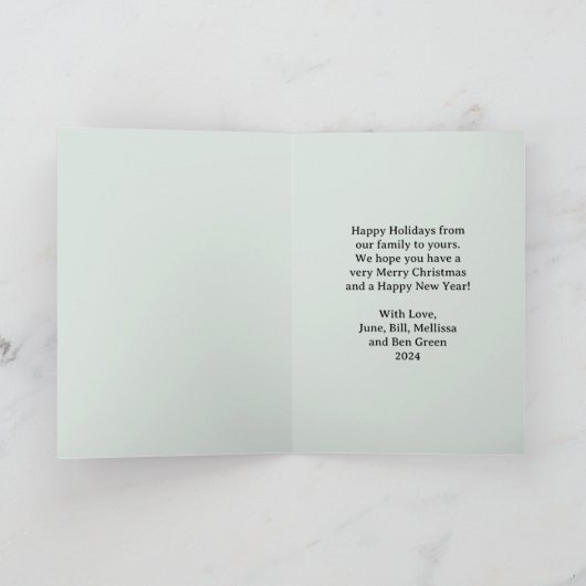 Anime Style Angel Christmas Kaart (Binnen)